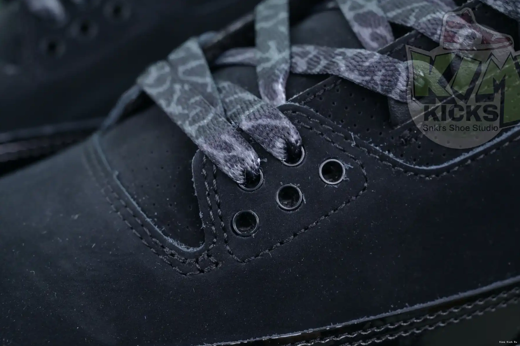 Jordan3“Black Air Jordan Cat” Kimikick 0530
